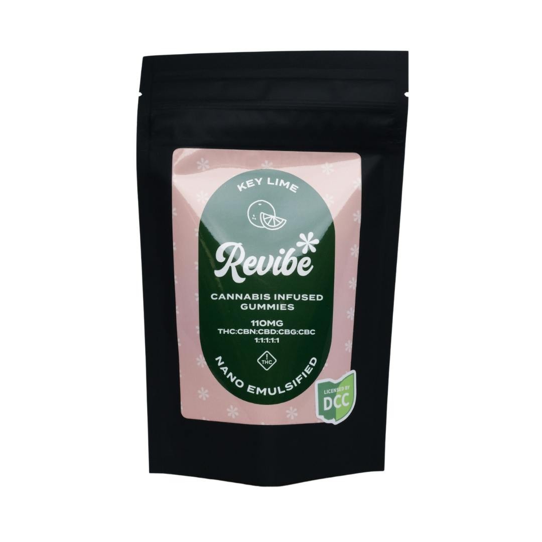 Photograph of Product: Key Lime Nano Entourage Gummies 100mg | 10pk - 