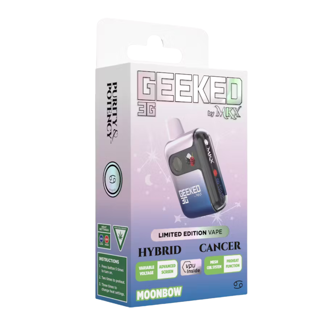 Photograph of product: Geeked | Moonbow Disposable Vape | 3g