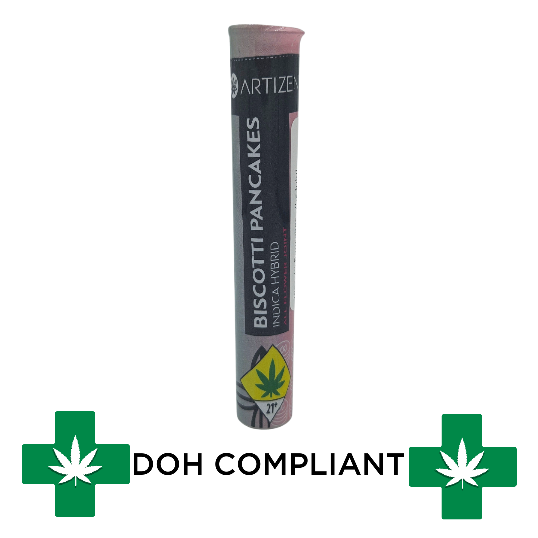 Photograph of product: DOH | Biscotti Pancakes Pre-Roll 2pk | 1g