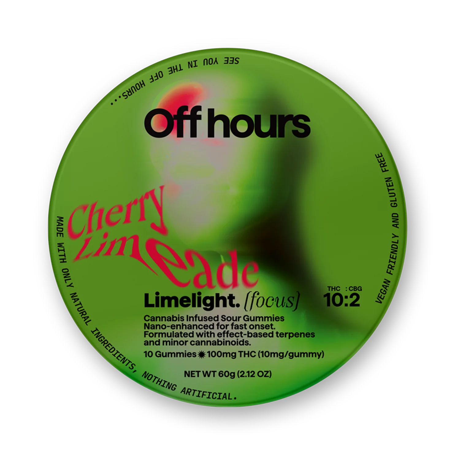 Photograph of product: Off Hours - Limelight Gummies 10pk