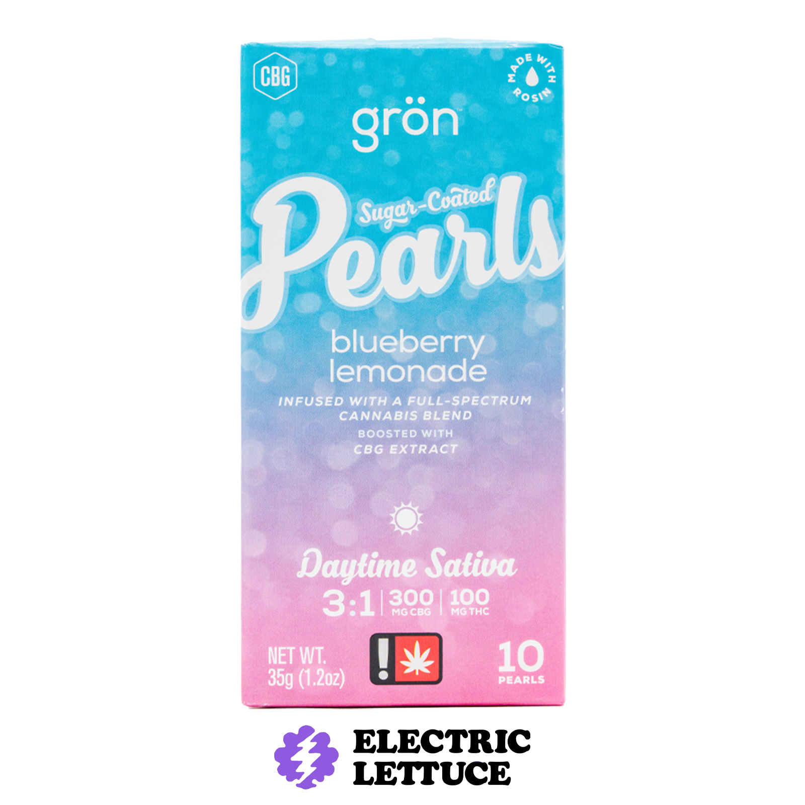Photograph of product: Gron 3:1 Blueberry Lemonade Pearls 100mg