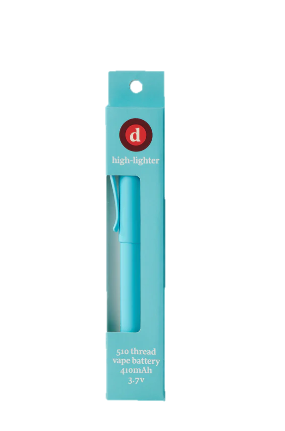 Photograph of product: 510 Thread High-Lighter Battery | Blue