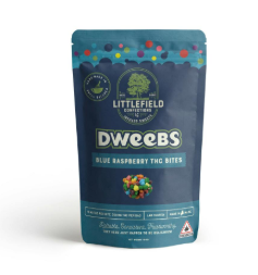 Photograph of product: Blue Raspberry Dweebz | 15mg Nerd Bites
