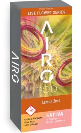 Photograph of product: Airo - Lemon Zest Live Flower 1g