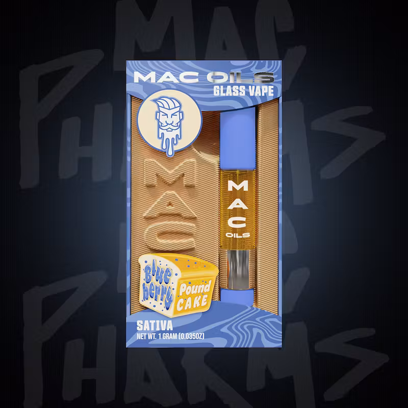 Photograph of product: Mac Pharms - Cart - Blueberry Pound Cake