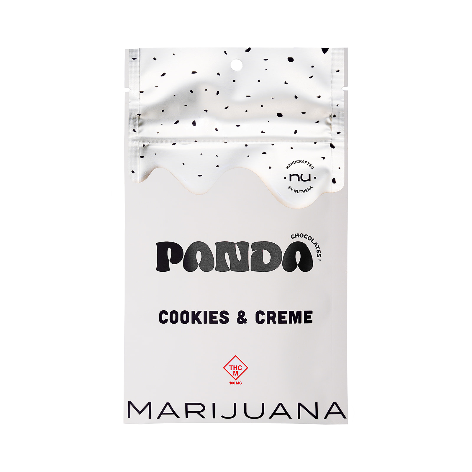 Photograph of Product: Cookies and Creme Chocolate Bar (100mg)