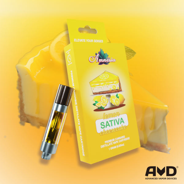 Photograph of product: Amnesia - Lemon Cheese Cake Cartridge 1g