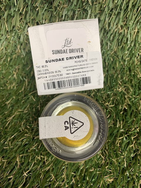 Photograph of product: SUNDAE DRIVER 1G EXTRACT - 