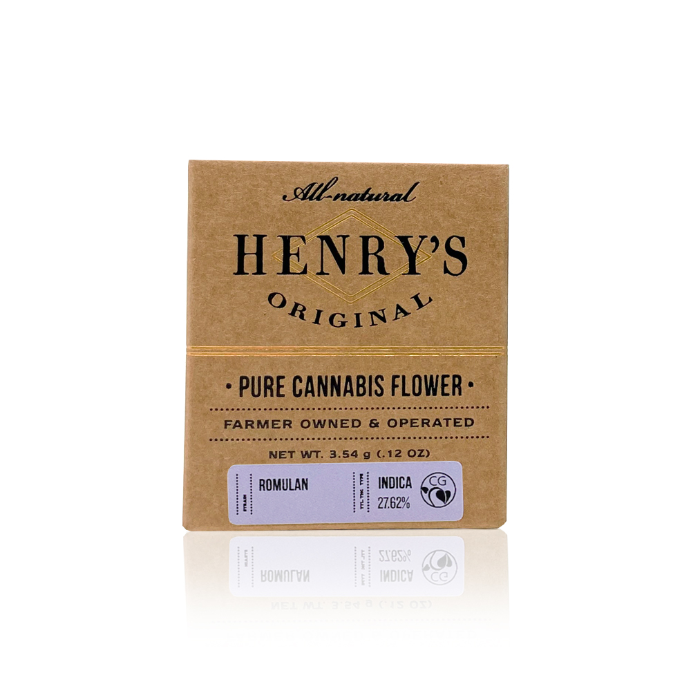 Photograph of product: HENRY'S ORIGINAL - Flower - Romulan - 3.5G