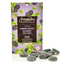 Photograph of product: Smokiez Oui'd Blackberry Gummies 100mg