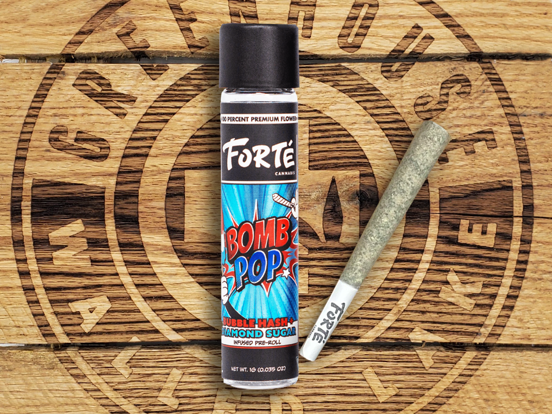 Photograph of product: Forte | Bomb Pop | 1g au chocolat Infused Pre Roll