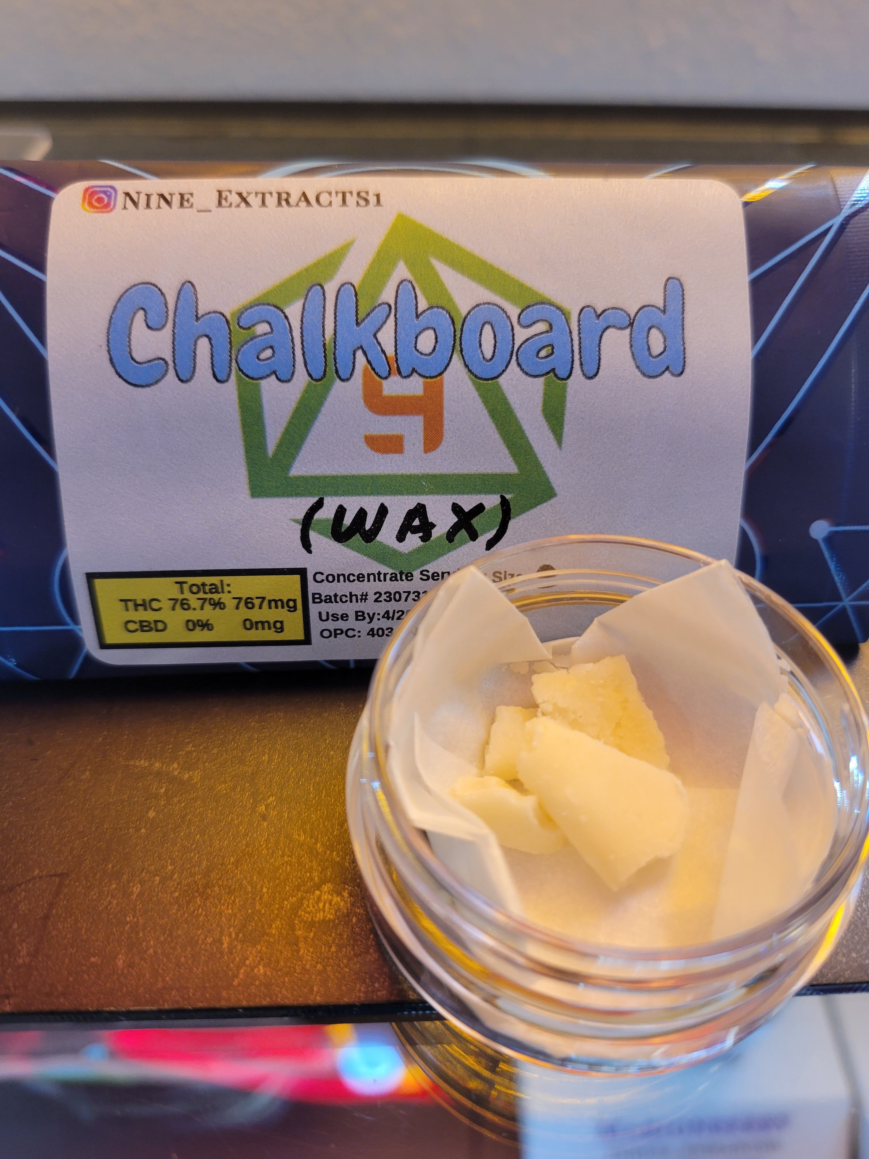 Photograph of product: Nine Extracts - Chalkboard