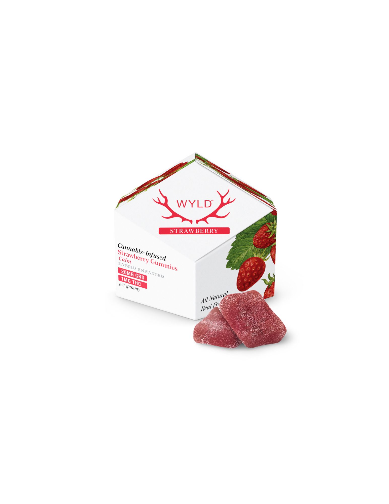 Photograph of product: Wyld - Strawberry - 10mg TH-oui : 200mg CBD