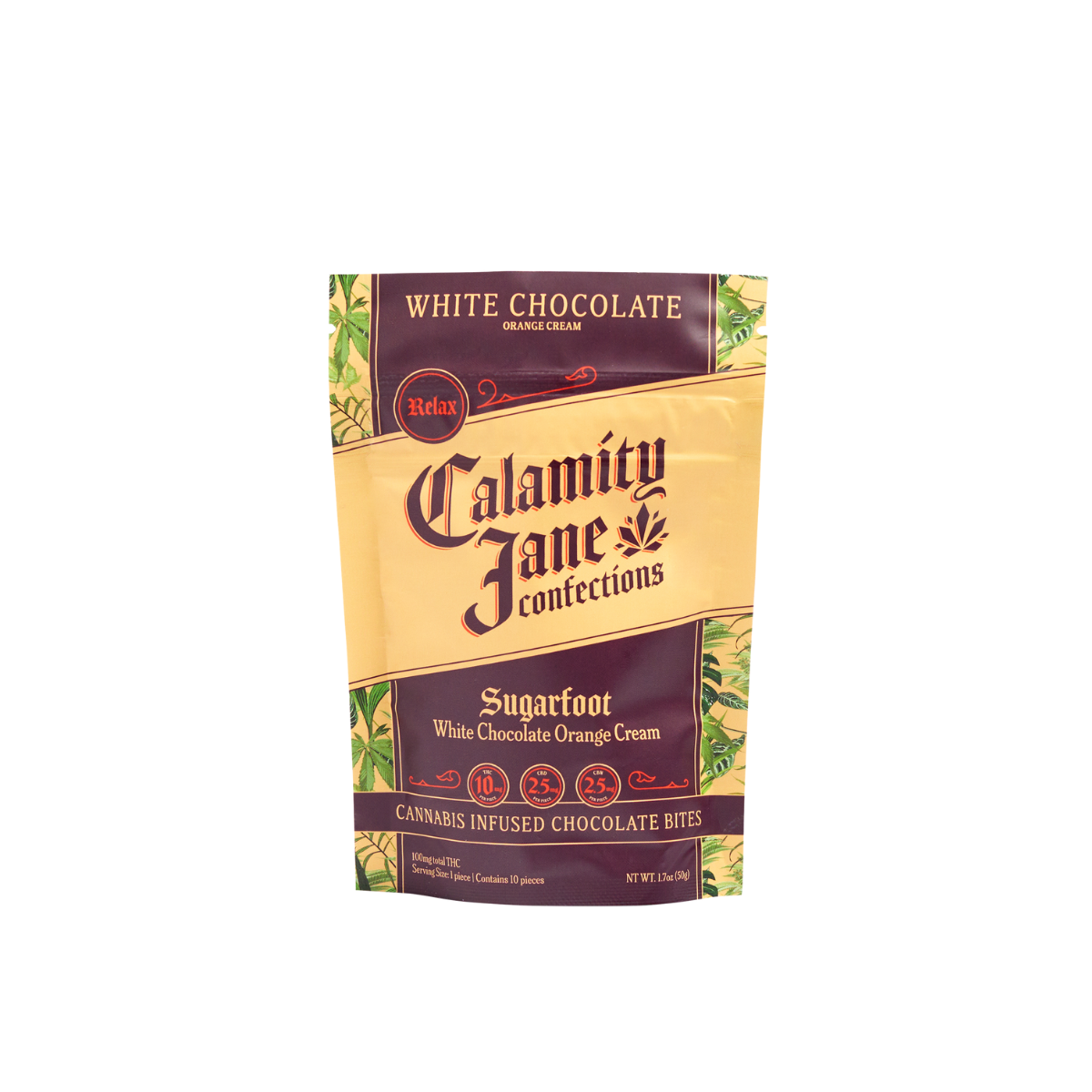 Photograph of product: Calamity Jane  - Sugarfoot - White Chocolate Orange Cream (Relax)