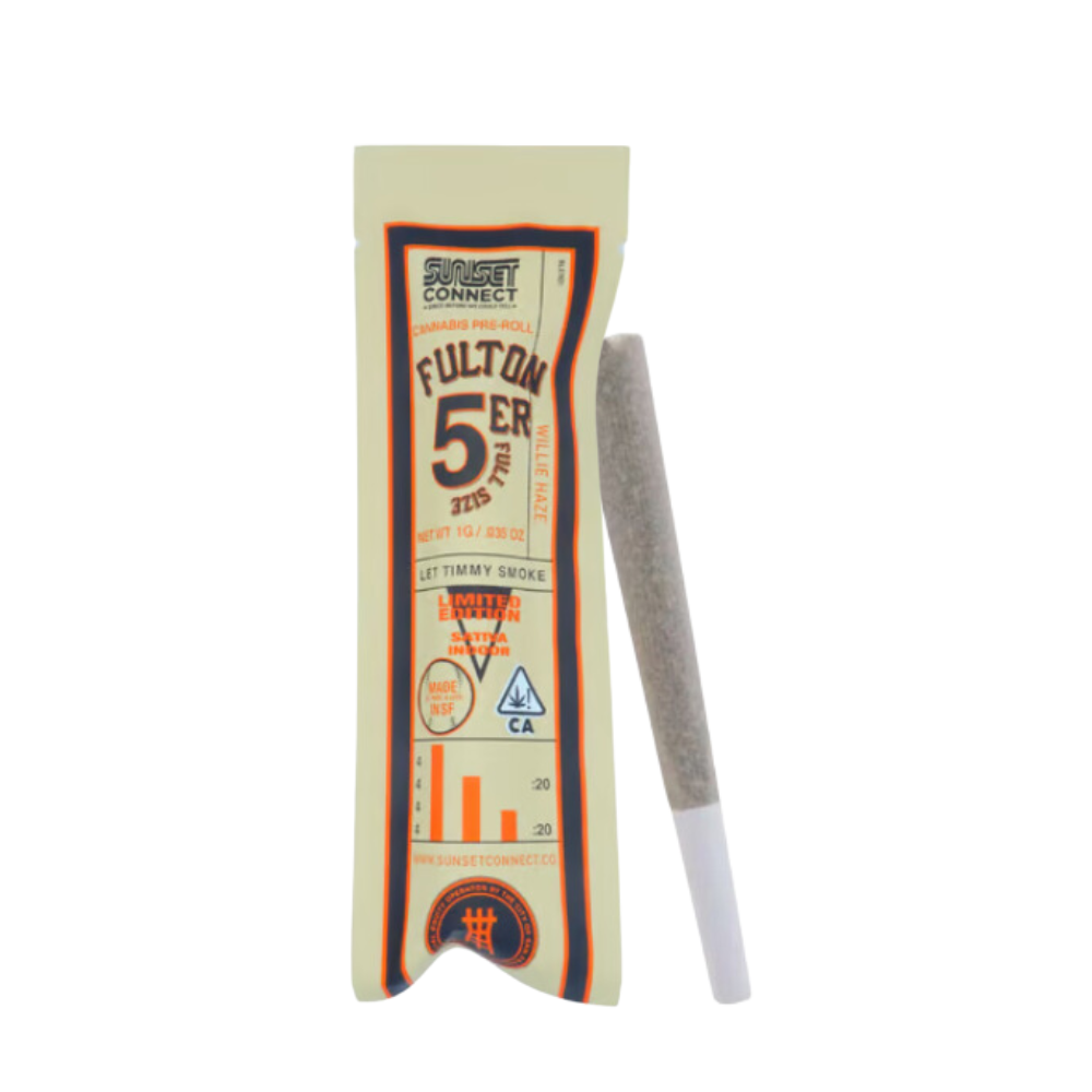 Photograph of product: WILLIE HAZE 1G PREROLL