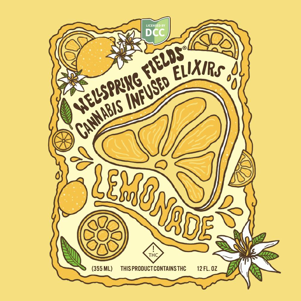 Photograph of product: Lemonade Elixir Drink 55mg | 12oz - 