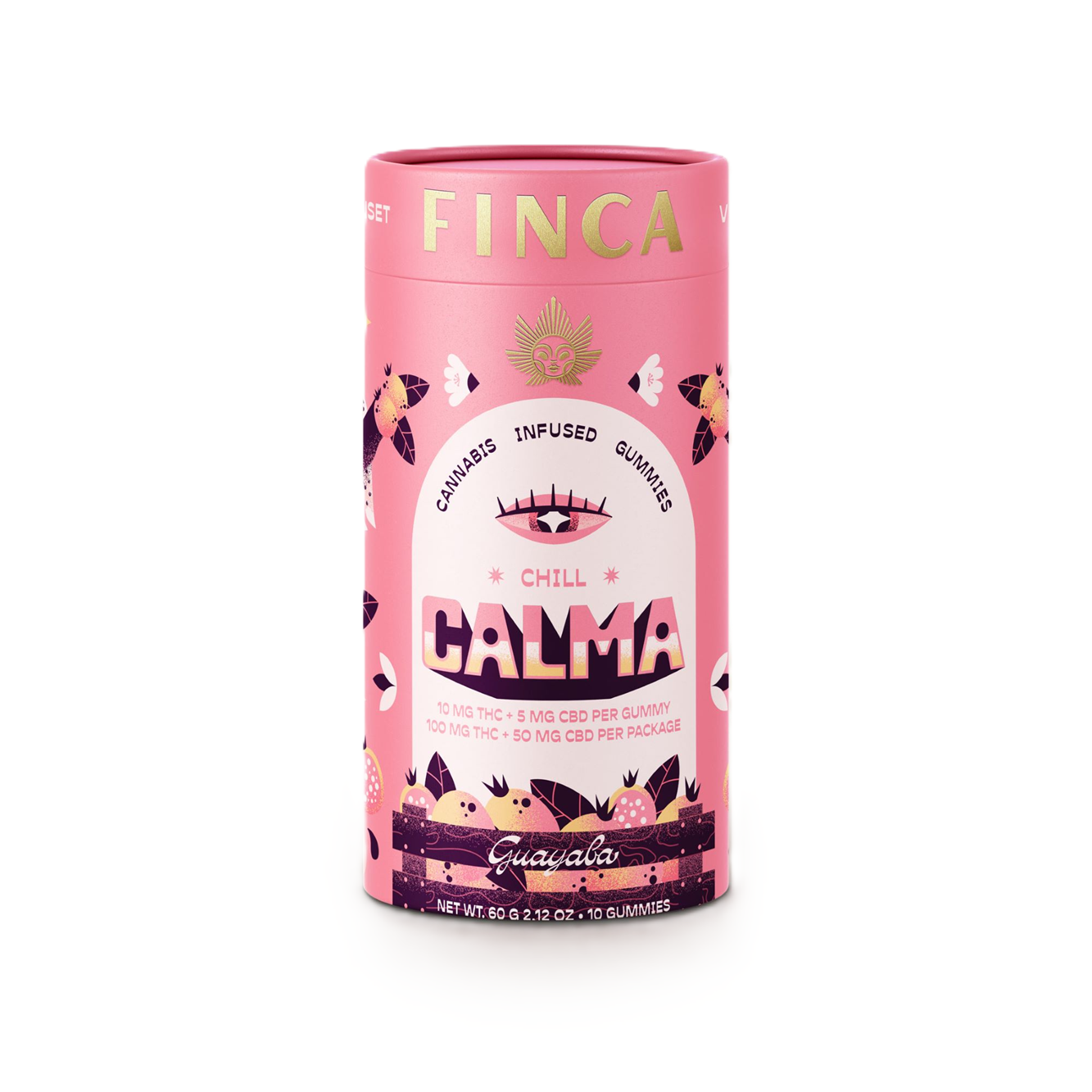 Photograph of product: Finca | [Calma] Guayaba | Chill  2:1 TH-oui/CBD Gummies