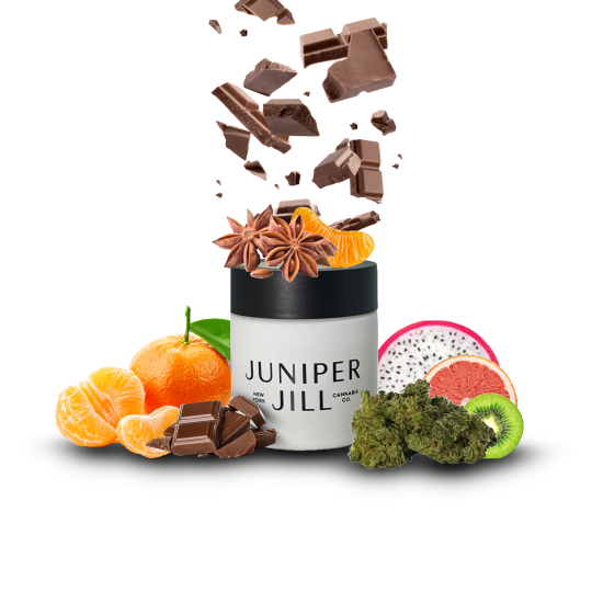 Photograph of product: Juniper Jill | Brilliance: Tangilope | Flower Jar - 3.5g