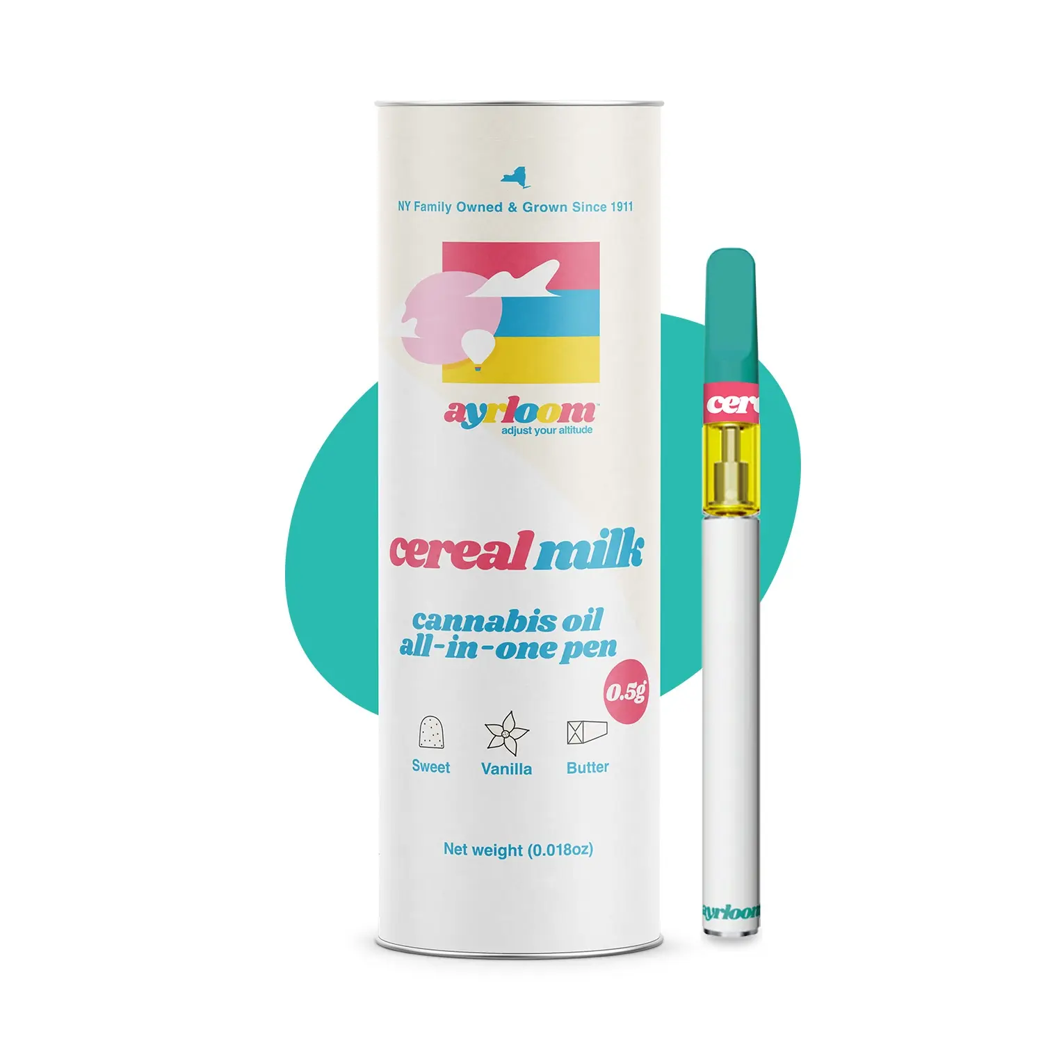 Photograph of product: Ayrloom | Cereal Milk AIO Vape, .5g