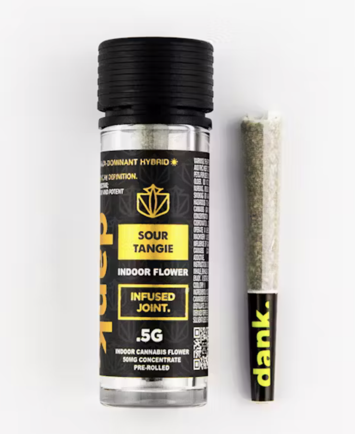 Photograph of product: Dank | Infused Pre-Roll 0.5 | Sour Tangie