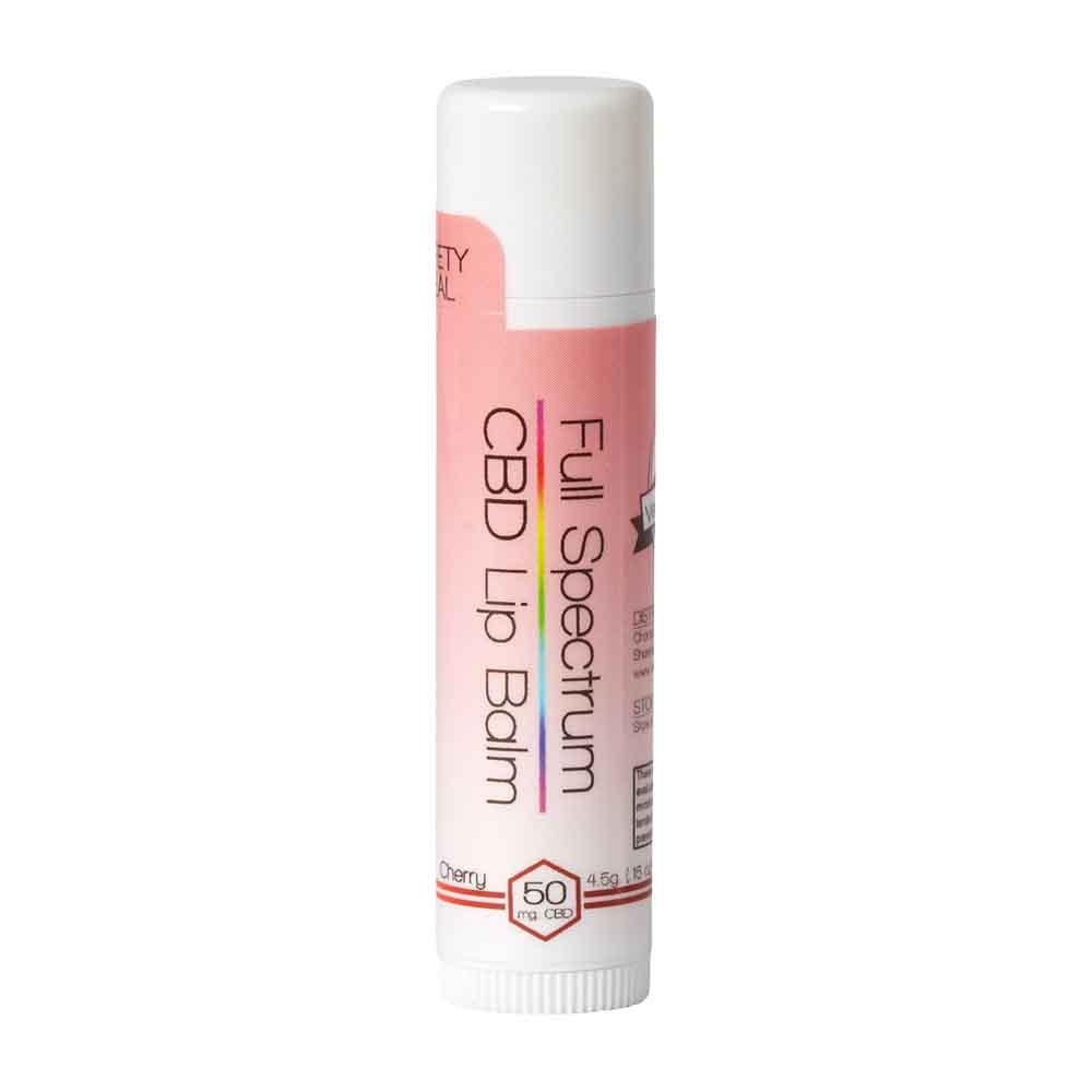 Photograph of product: Vermont Pure CBD | Cherry CBD Lip Balm | 50mg