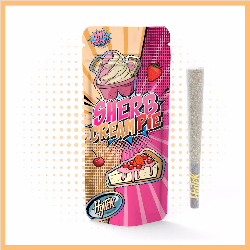 Photograph of product: HYTEK | Preroll | Sherb Cream Pie | 1g
