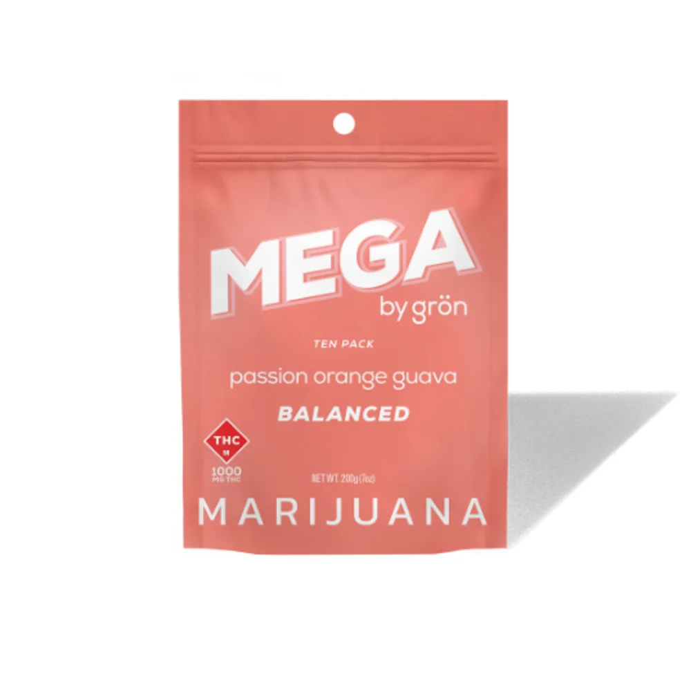 Photograph of product: Gron | Mega Pearls | Passion Orange Guava 1000mg
