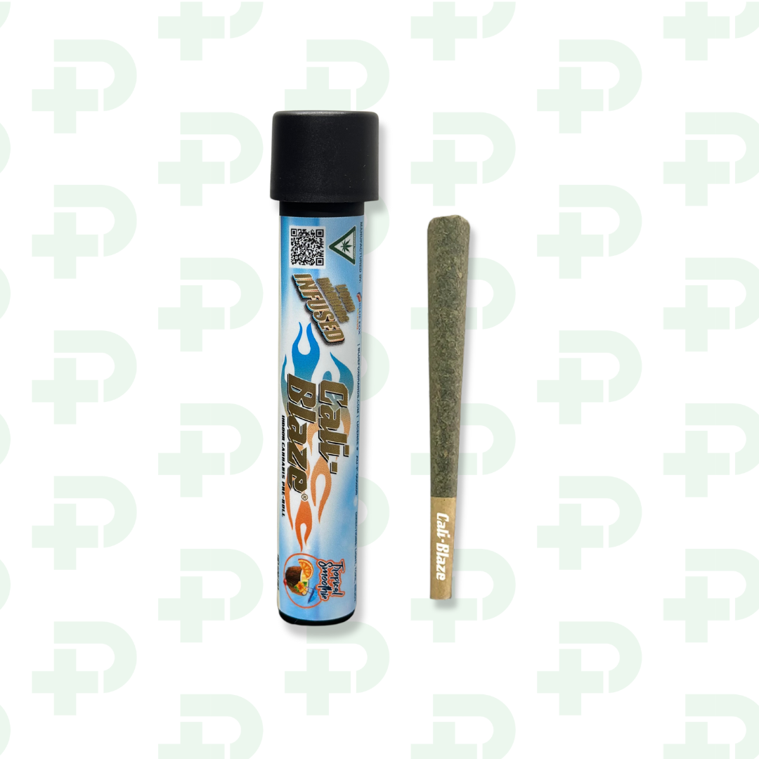 Photograph of product: Cali Blaze Infused Preroll - Oui'd - Tropical Smoothie