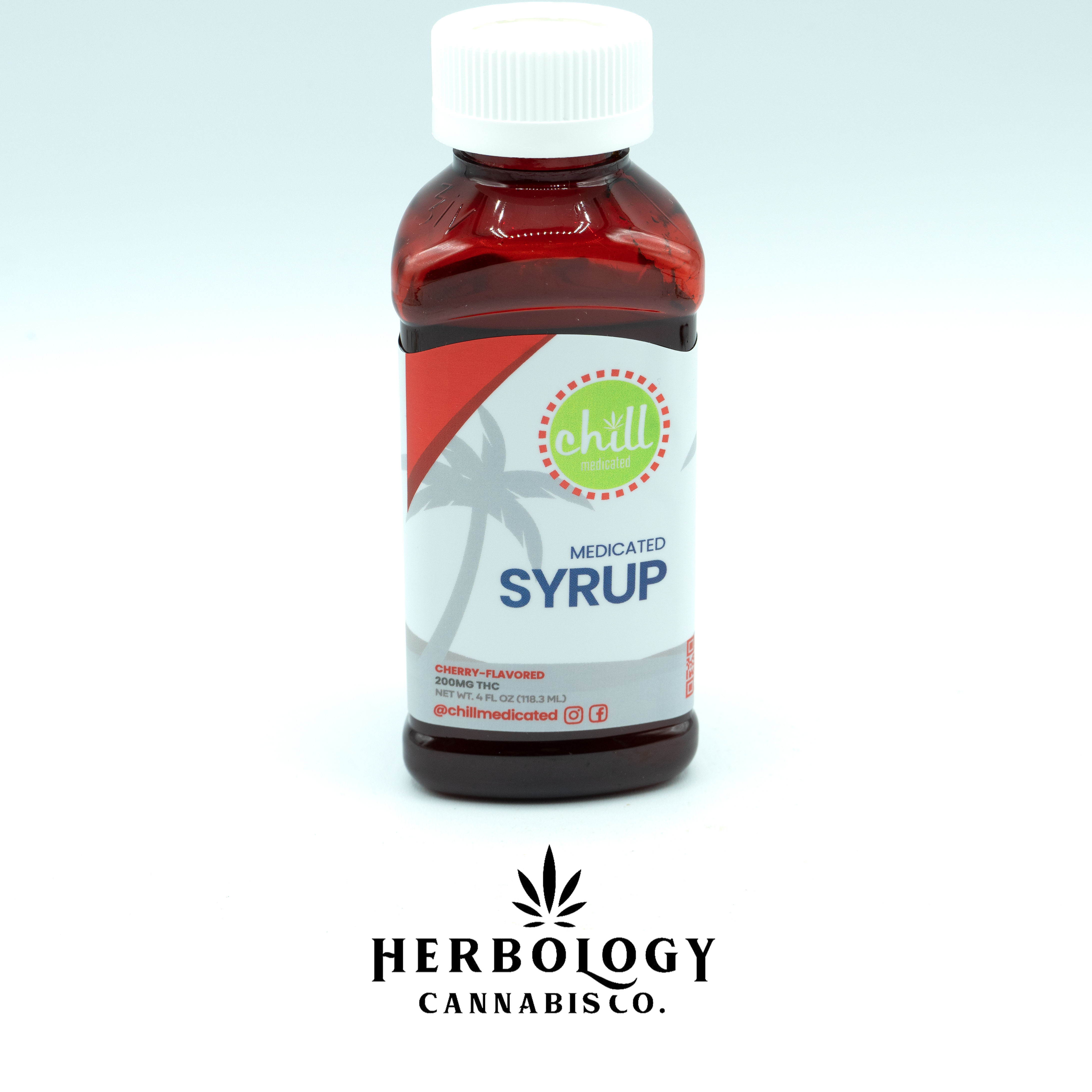 Photograph of product: Chill Medicated | Syrup | Cherry | 200mg