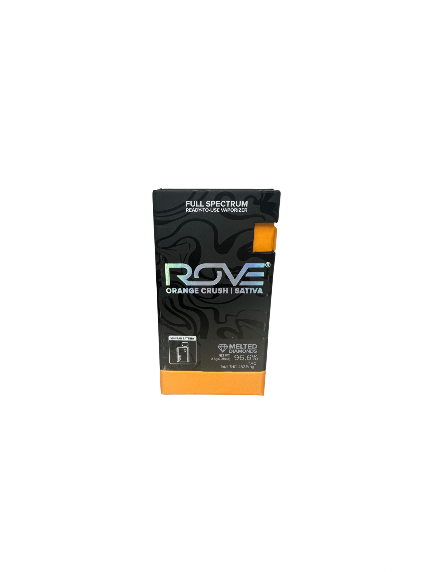 Photograph of product: Rove | Orange Crush | .5G Minibar Live Resin Diamond