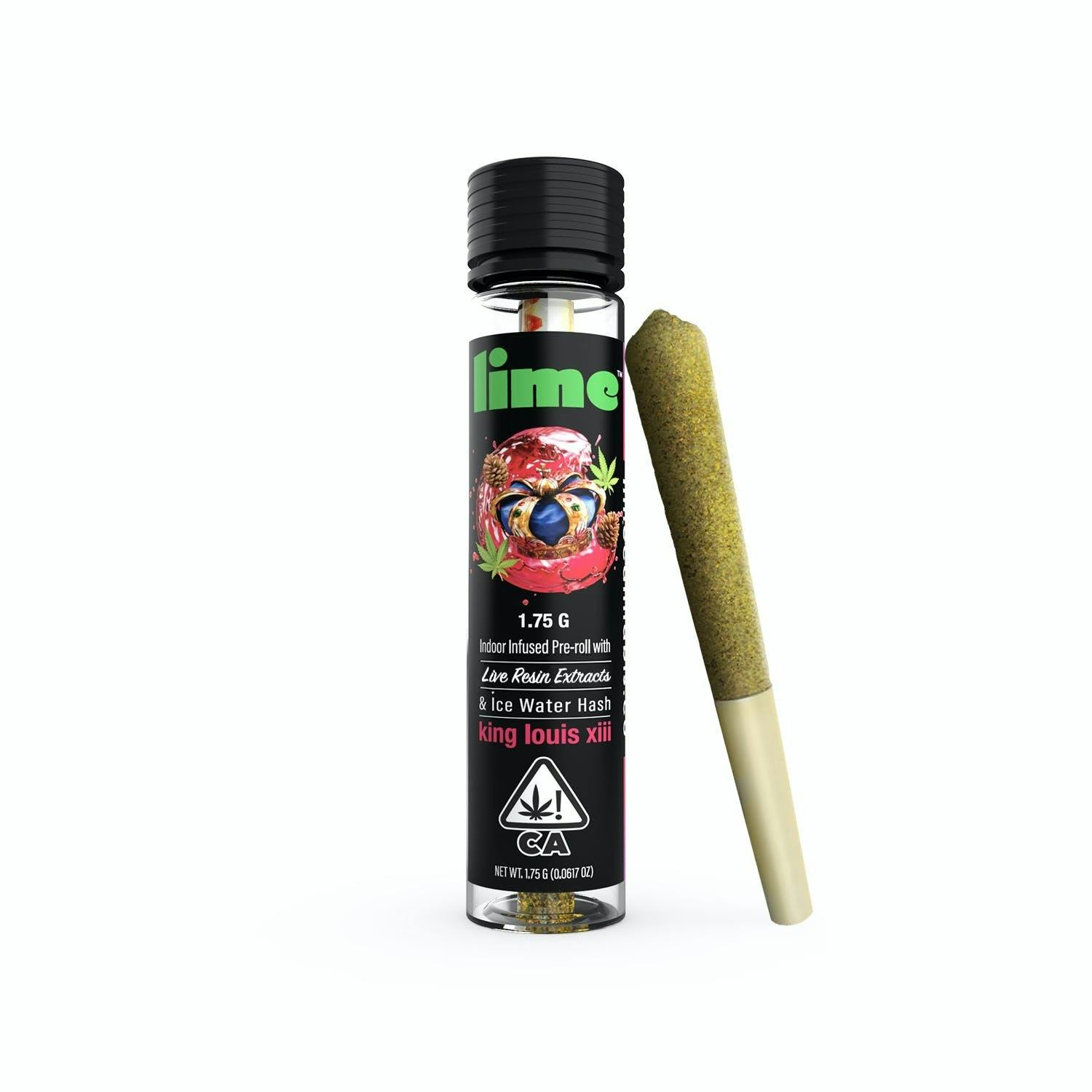 Photograph of product: Lime Preroll King Louis $14