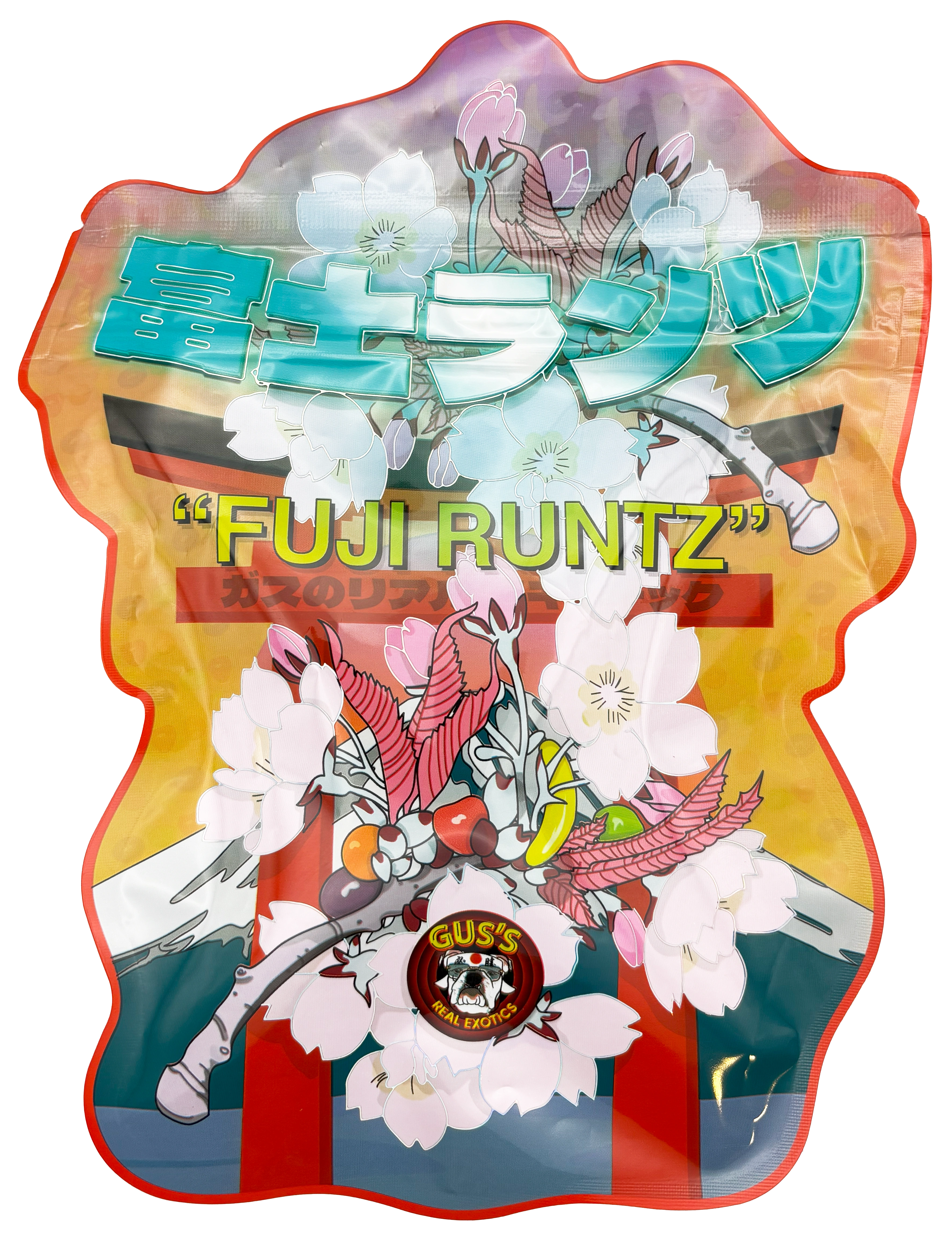 Photograph of product: Gus's Real Exotics | Fuji Runtz | Pre-Packaged Flower - 3.5g