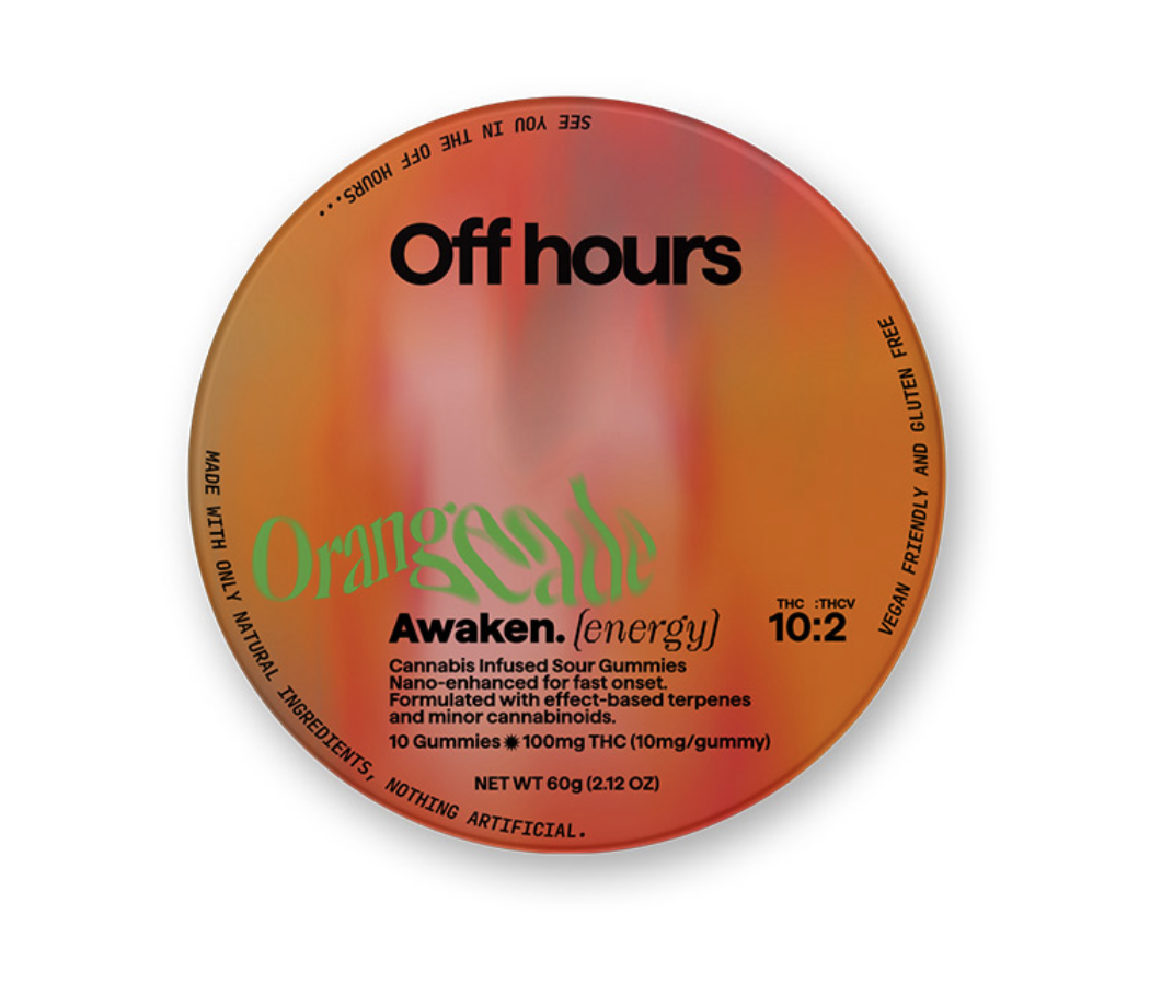 Photograph of product: Off Hours | Awaken | 100mg | 10ct