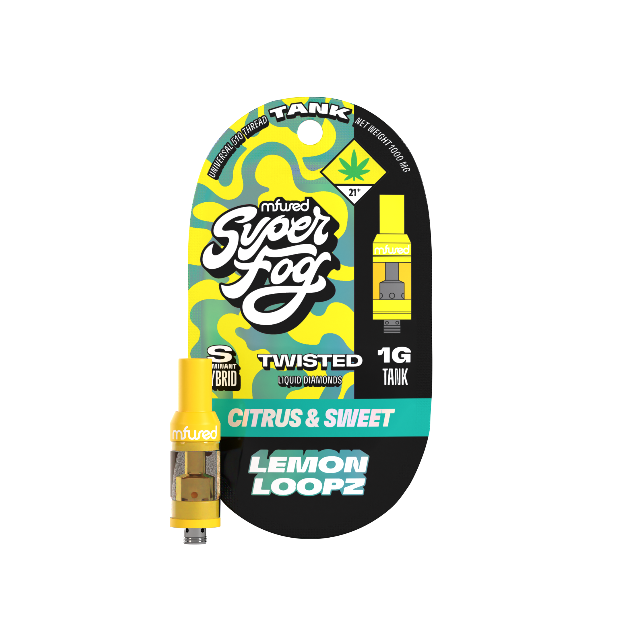 Photograph of product: Mfused Super Fog - V- TWISTED Lemon Loopz 1g