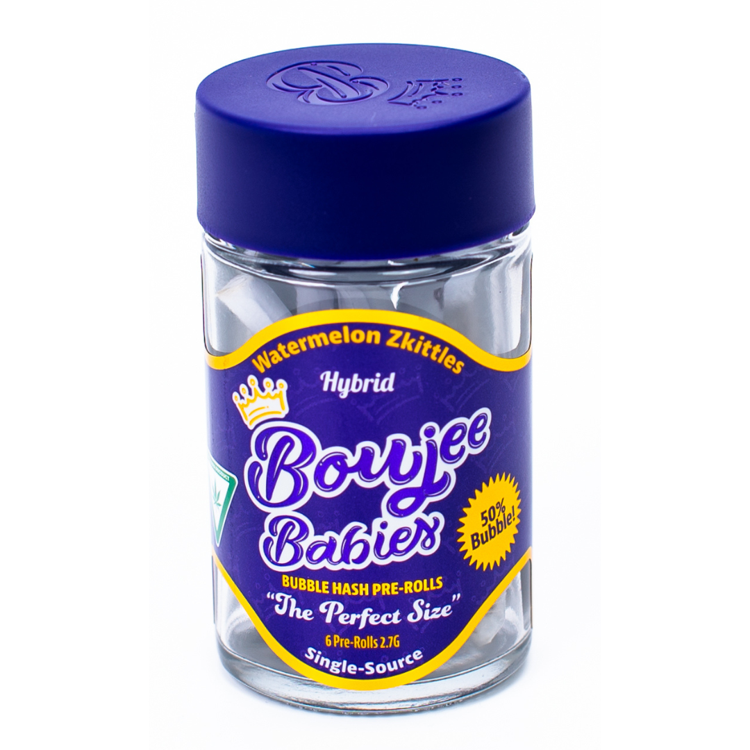 Photograph of product: Boujee Babies - Watermelon Zkittles 50% Bubble au chocolat Infused 6pk
