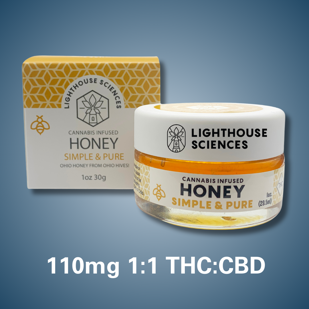 Photograph of product: Simple & Pure Infused Honey | 110mg 1:1 TH-oui:CBD