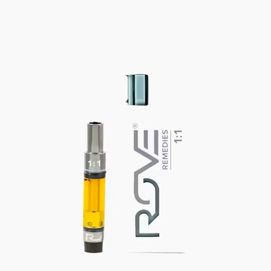 Photograph of product: Rove 1g 1:1 Carts - - Strawnana - Hybrid/CBD