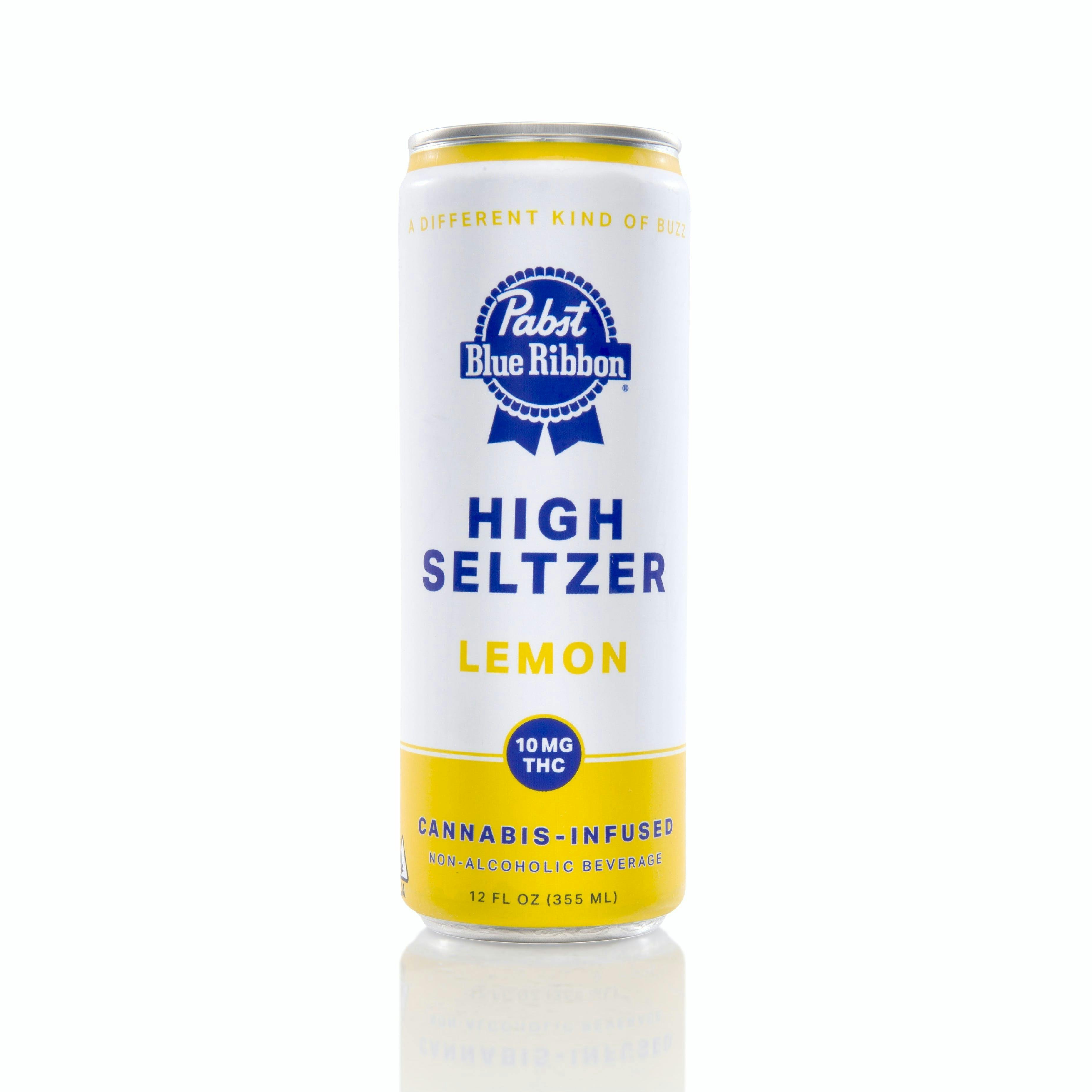Photograph of product: PBR Infused High Seltzer - LEMON | 10mg | Single Can