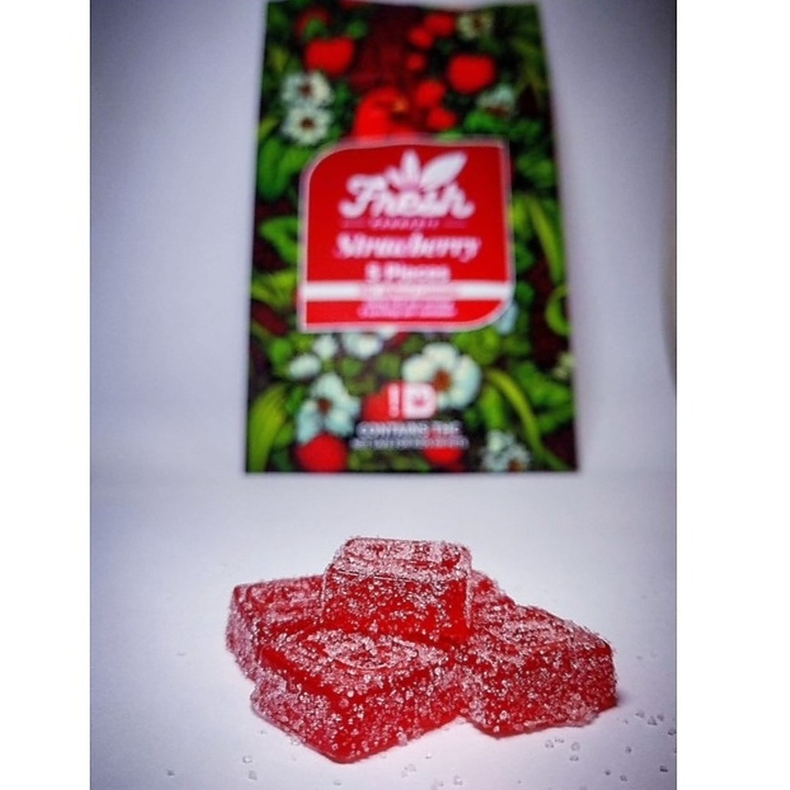 Photograph of product: Gummies 5pk - Strawberry (50mg per pack)