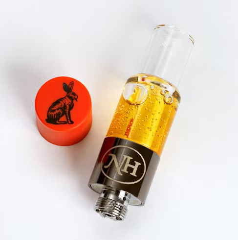 Photograph of product: Nature's Heritage Ebony Ivory 1g Live Resin Cartridge
