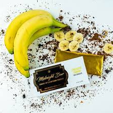 Photograph of product: Banana Chocolate Bar | 200mg x 1pk | Midnight Bars
