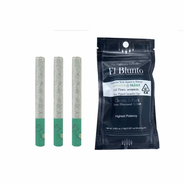 Photograph of product: Kohinoor Mint - 1.8g FlavorCore Diamond Jointito 3pk | EL Blunto
