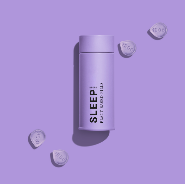 Photograph of product: Sleep Drops Unflavored Tablets 100mg (20-Pack | 5mg Each)