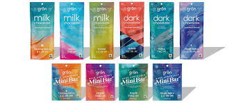 Photograph of product: GRON | MILK CHOCOLATE BAR | 100MG TH-oui