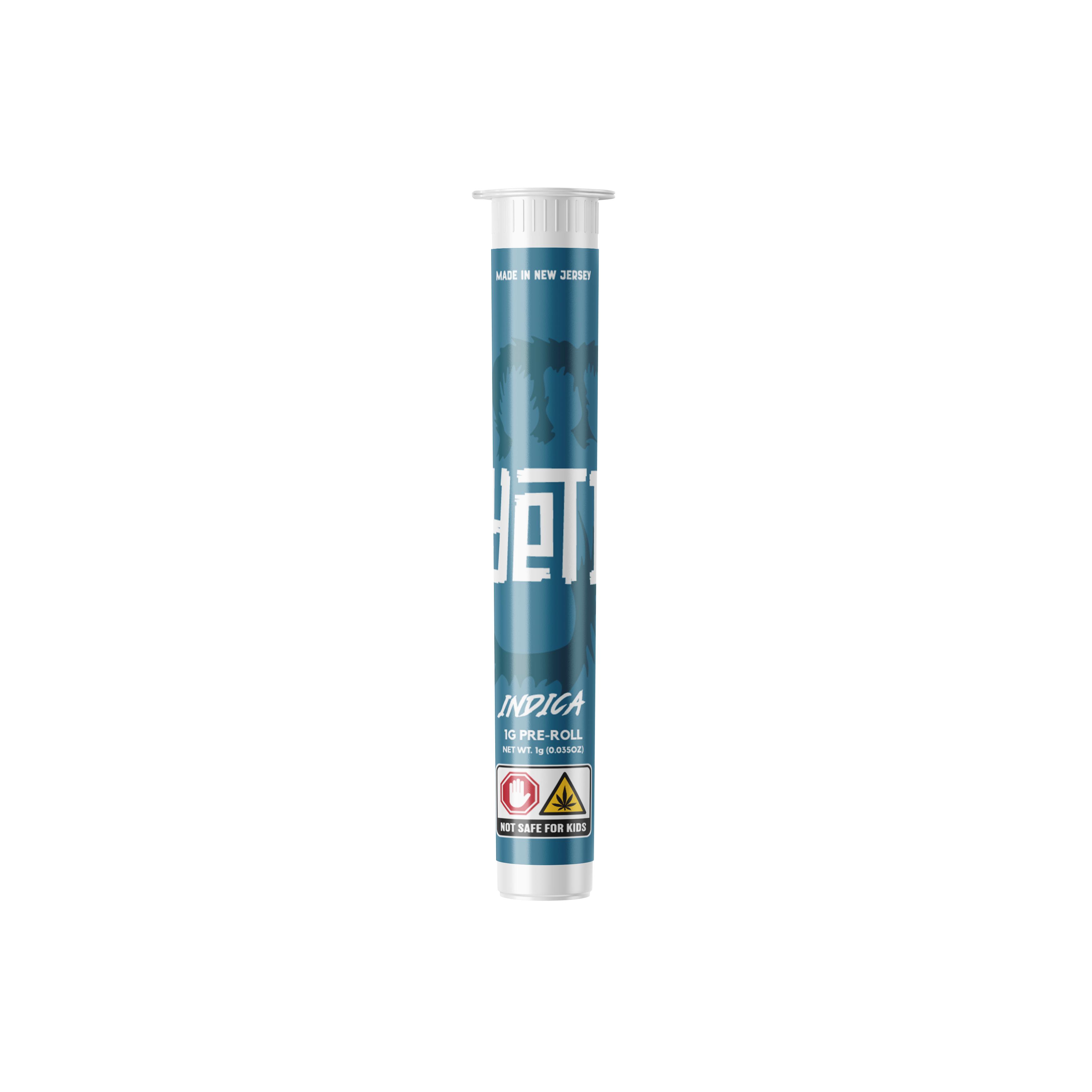 Photograph of product: Yeti Pre-Roll 1pk/1g- Punch Breath