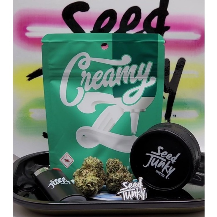 Photograph of product: Seed Junky - Creamy Z Flower - 3.5g