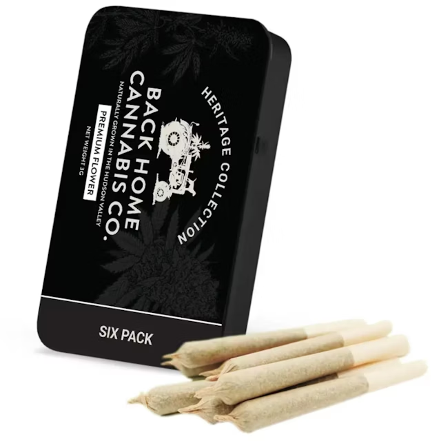 Photograph of product: BACK HOME OUID! CO. | HERITAGE COLLECTION | PRE-ROLLS | GORILLA GLUE | 3G(6PK)