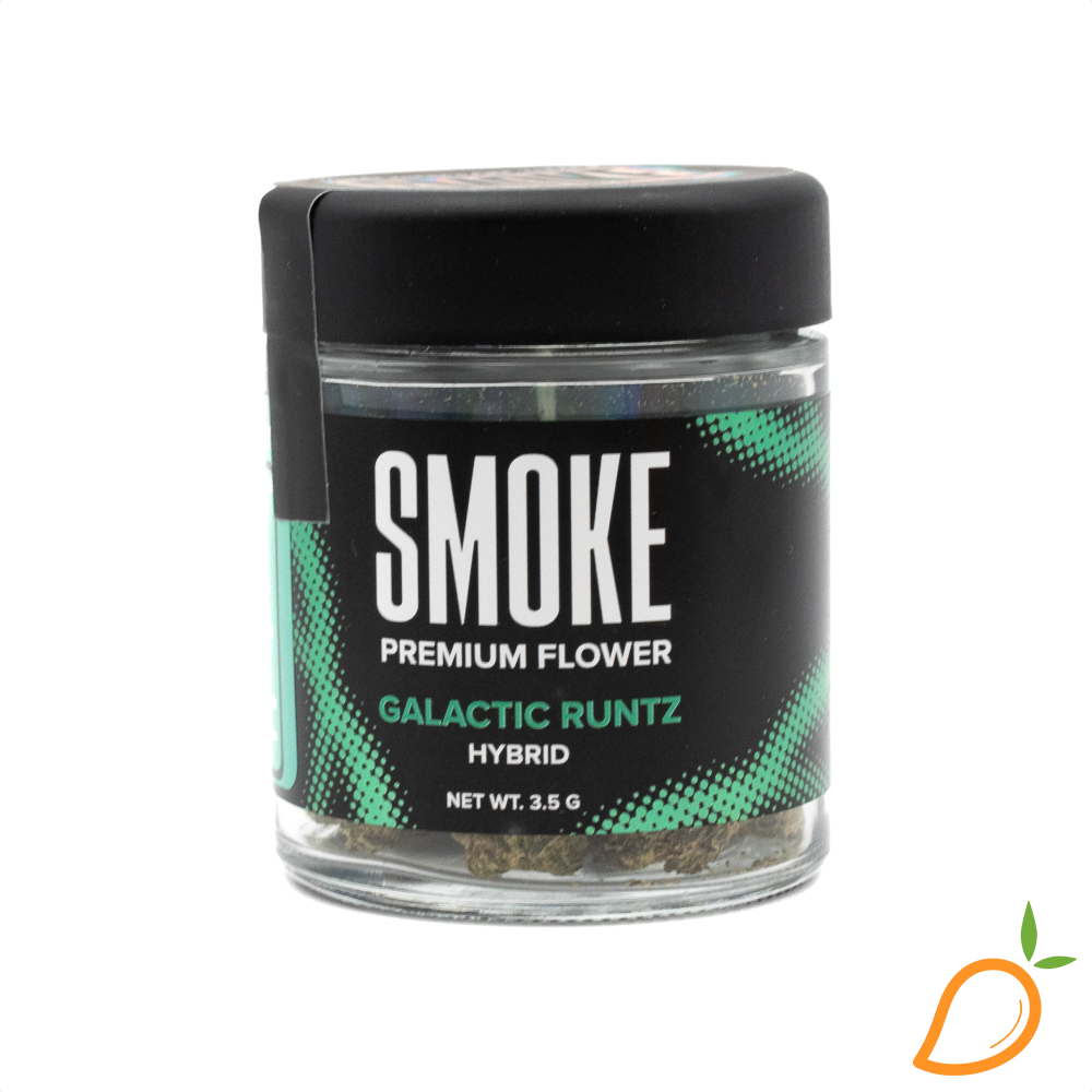 Photograph of product: 3.5g Galactic Runtz Prepackaged Flower Smoke