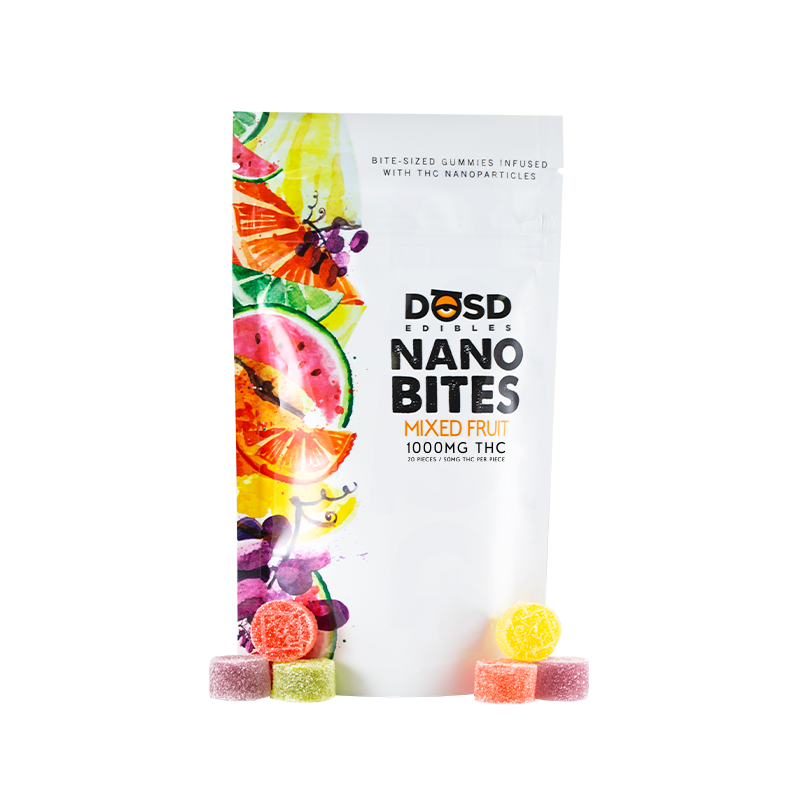 Photograph of product: DOSD - MIXED FRUIT GUMMIES - Oui'd