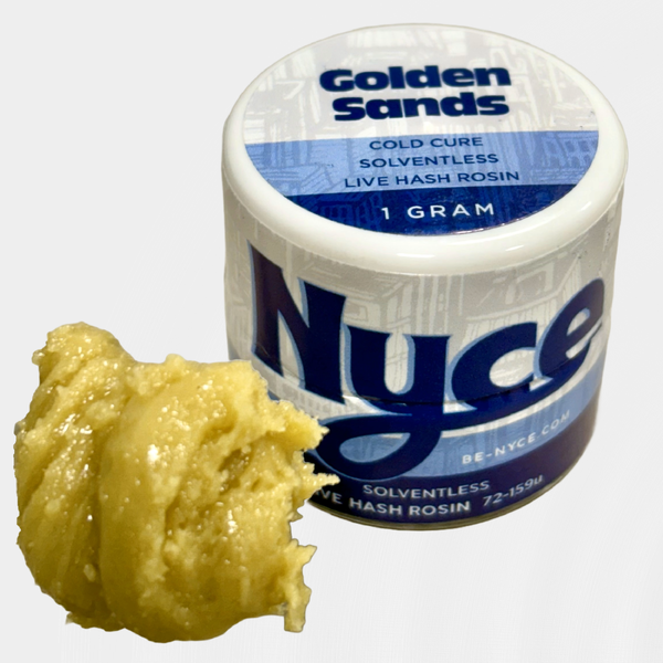 Photograph of Product: Solventless Live Hash Rosin - Golden Sands